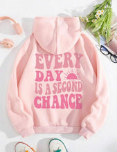 Load image into Gallery viewer, Everyday is a second change hoodie sweater
