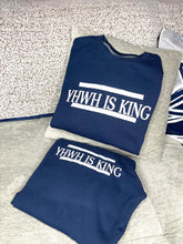 Load image into Gallery viewer, YHWH IS KING SWEAT SUIT SET
