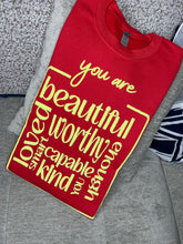 Load image into Gallery viewer, YOU ARE EVERYTHING CREW NECK SWEAT SHIRT
