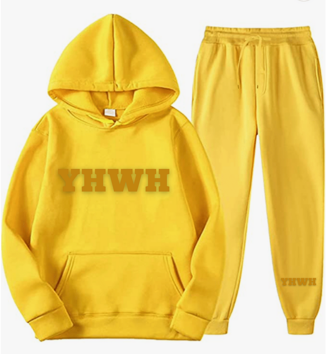 Sunshine Yellow YHWH Sweatsuit set