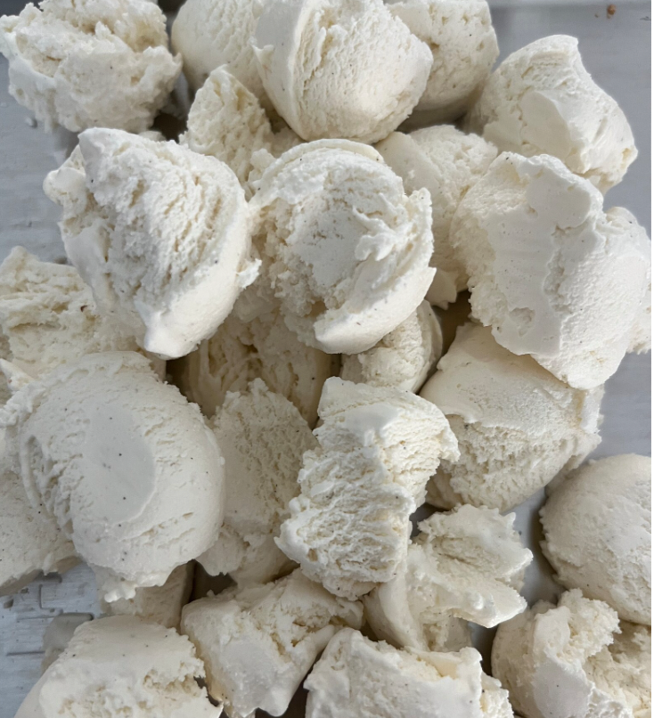 Kissy Candy Freeze Dried Large Premium Double Vanilla Ice Cream