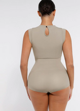 Load image into Gallery viewer, King of Kings - Seamless Cap Sleeve Waist and Abdomen Shaping Shapewear Bodysuit
