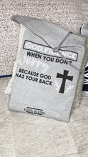 Load and play video in Gallery viewer, GOD.FIDENCE SWEAT SHIRT HOODIE
